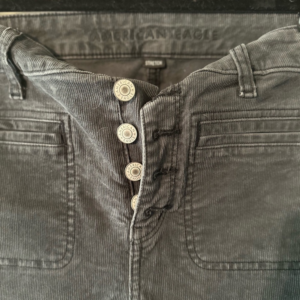 American Eagle Gray Flared Pants - image 3